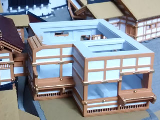 安土城復元模型の制作